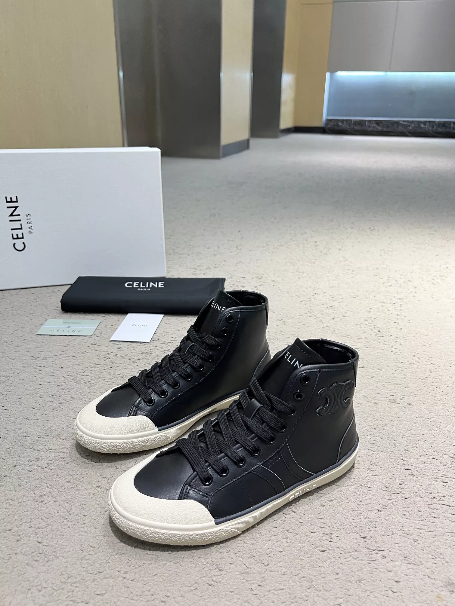 celine high top chaussures pour homme s_12b46113